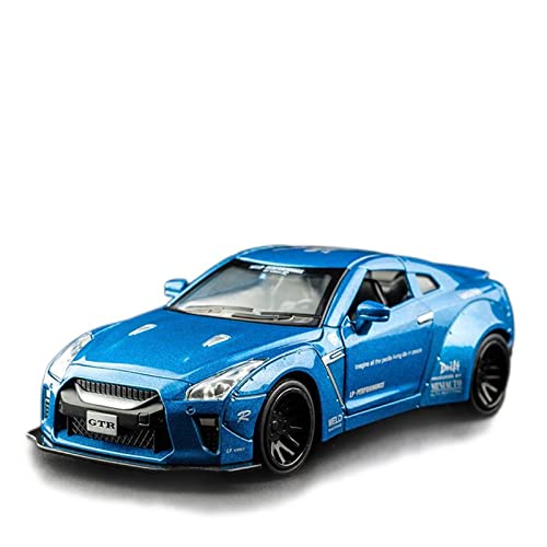 1 32 for Nissan GTR R35 Alloy Diecast Sport Race Sound Und Licht Modell Spielzeugauto Druckguss Fahrzeuge Modell(B) von TQMEAD