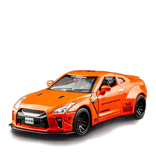 1 32 for Nissan GTR R35 Alloy Diecast Sport Race Sound Und Licht Modell Spielzeugauto Druckguss Fahrzeuge Modell(D) von TQMEAD