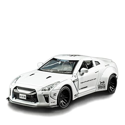 1 32 for Nissan GTR R35 Alloy Diecast Sport Race Sound Und Licht Modell Spielzeugauto Druckguss Fahrzeuge Modell(F) von TQMEAD