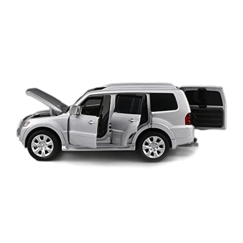 1 32 for Pajero V97 SUV Legierung Druckguss Spielzeug Fahrzeug Sound Licht Lenkstoßdämpfer Druckguss Fahrzeuge Modell(B) von TQMEAD
