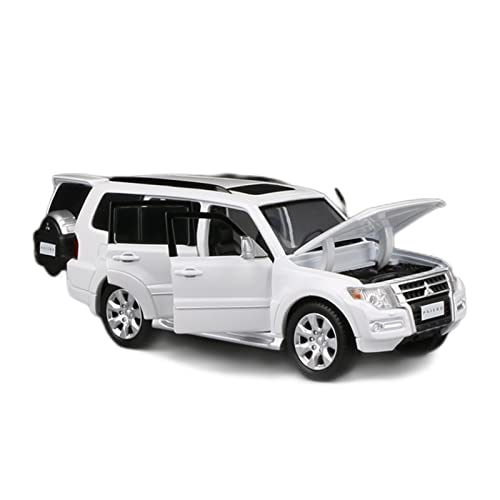 1 32 for Pajero V97 SUV Legierung Druckguss Spielzeug Fahrzeug Sound Licht Lenkstoßdämpfer Druckguss Fahrzeuge Modell(E) von TQMEAD
