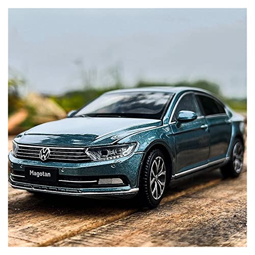 1 32 for Volkswagen Magotan Zinklegierung Automodell Kann Geburtstagsgeschenk Beleuchtet Werden Druckguss Fahrzeuge Modell(Grün) von TQMEAD