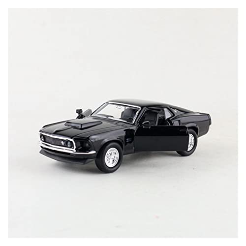 1 36 Für Ford Mustang Boss 1969 Oldtimer Modell Souvenir Display Fahrzeug Spielzeug Geschenke Druckguss Fahrzeuge Modell von TQMEAD
