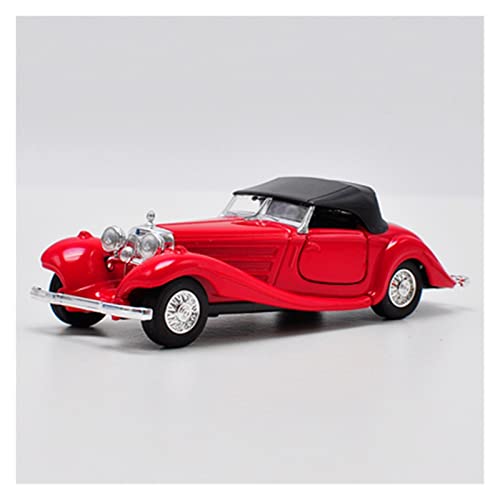 1 36 Für Mercedes-Benz 1936 500K Classic Alloy Car Model Simulation Pullback Vehicle Gift Druckguss Fahrzeuge Modell(A) von TQMEAD