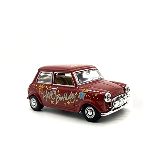 1 43 1:76 for Mini BMW Minicooper Automodellsimulation Legierung Sammlung Ornamente Spielzeugauto Druckguss Fahrzeuge Modell(6) von TQMEAD