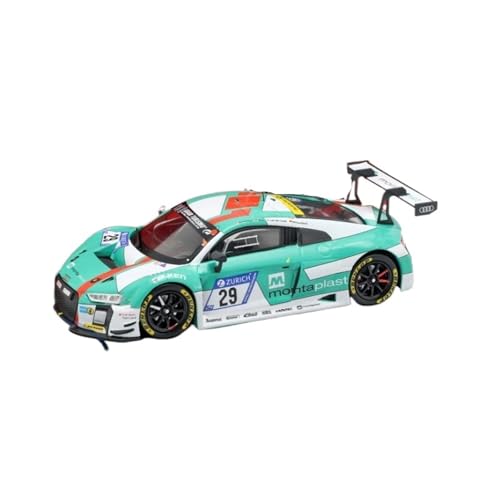 1 43 Für Audi R8 LMS 2017 Neujahrs-Nord-Rennstrecke Legierung Rallye-Auto-Modell Ornament-Kollektion Druckguss Fahrzeuge Modell von TQMEAD