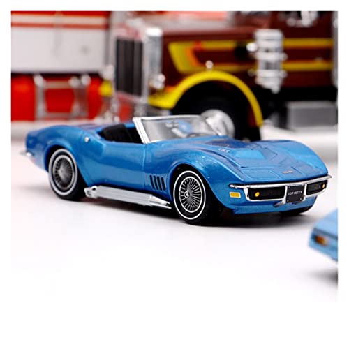 1 43 Für Chevrolet Corvette 1968 Retro Cabrio Alloy Diecast Automodell Als Neujahrsgeschenk Druckguss Fahrzeuge Modell von TQMEAD