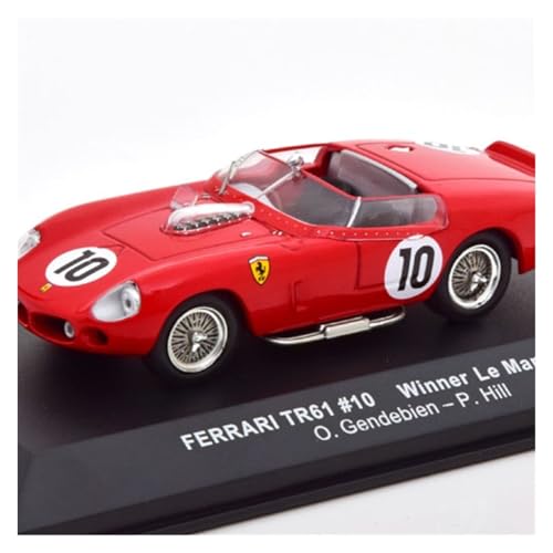 1 43 Für Ferrari TR61#10 1961 Le Mans Gewinnendes Rennwagenmodell Aus Legierung, Statisches Ornament, Erwachsenensammlung Druckguss Fahrzeuge Modell 1 43 Für Ferrari TR61#10 1961 Le Mans Gewinnendes Rennwagenmodell Aus Legierung, Statisches Ornament, Erwachsenensammlung Druckguss Fahrzeuge Modell von TQMEAD