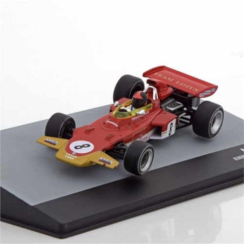 1 43 Für Lotus Racing Team Lotus 72D #8 Deutschland 1971 Legierung Rallye Auto Modell Statische Display Sammlerstück Druckguss Fahrzeuge Modell von TQMEAD