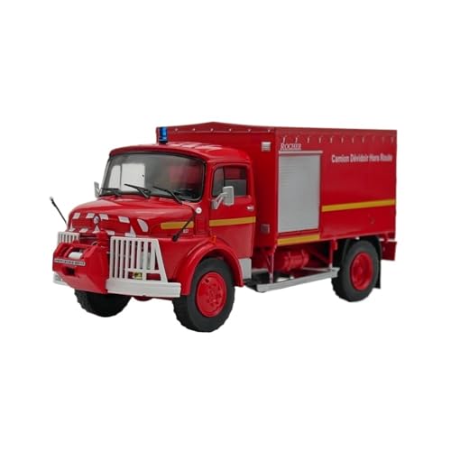1 43 Für Mercedes-Benz LAF 911 Feuerwehrauto Legierung Auto Modellbausatz Sammlung Metall Spielzeugauto Geschenk Hobby Druckguss Fahrzeuge Modell von TQMEAD