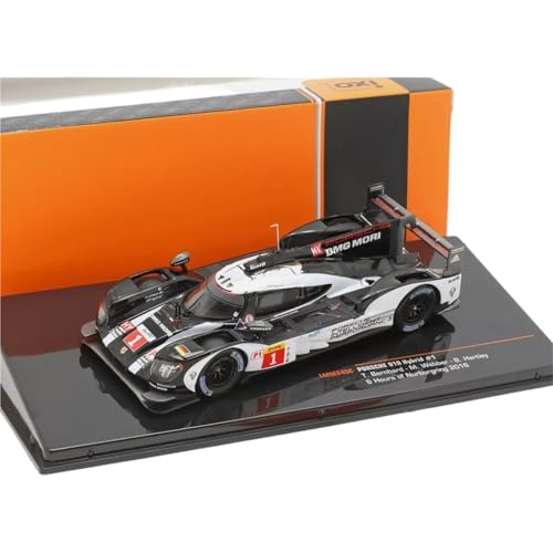 1 43 Für Porsche 919 2016 WEC Rennwagen Legierung Auto Modell Ornament Sammlung Druckguss Fahrzeuge Modell von TQMEAD