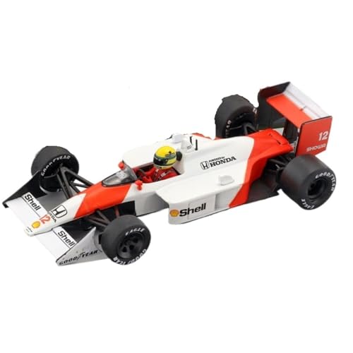 1 43 Für Senna McLaren MP4/4#12 Gewinner 1988 Legierung Rennwagen Modell Statische Display Sammlung Druckguss Fahrzeuge Modell von TQMEAD