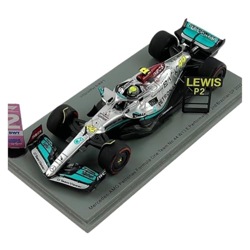 1 43 S8556 W13 W13E Hamilton 2022 Brasilien für Mercedes-Benz Racing Kunststoff Auto Modelle Sammlung Druckguss Fahrzeuge Modell von TQMEAD