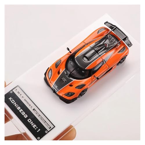 1 64 Für EIN LMLFb-Druckguss-Modellauto Limitierte Auflage 499 Simulationsauto-Spielzeugkollektion Dekorative Büroornamente Druckguss Fahrzeuge Modell(Orange) von TQMEAD