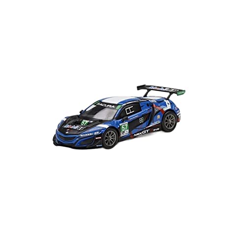 1 64 for Honda Acura NSX GT3 EVO # 57 Simulation Legierung Automodell Erwachsene Sammlung Geschenk Spielzeug Gedenk Handwerk Druckguss Fahrzeuge Modell von TQMEAD