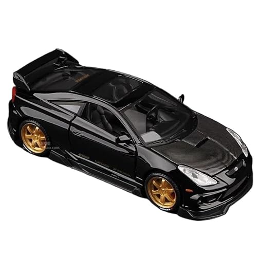 1: 24 für Toyota Celica GT-S Diecast Legierung Auto Modell Statische Display Desktop Ornamente(Black 2) von TQMEAD