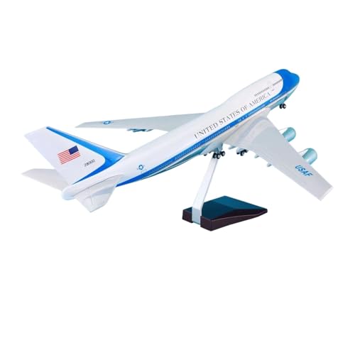 1:150 Für B747-200 ABS Flugzeugmodell Mit Rädern Bürodekoration Zur Sammlung von TQMEAD