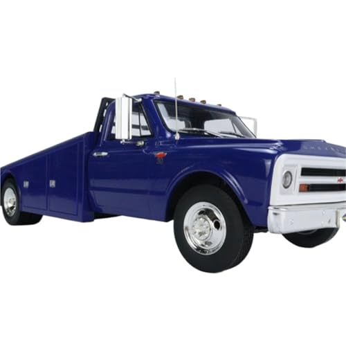1:18 Für 1967 Chevrolet C-30 Rampe LKW Anhänger Legierung Auto Modell Spielzeug Auto Geschenk Kinder Erwachsene Hobby Druckguss Fahrzeuge Modell von TQMEAD