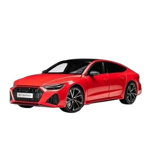 1:18 Für Audi RS7 C8 2021 Diecast Alloy Sportback Automodell Simulation Collection Artwork Druckguss Fahrzeuge Modell(Red) von TQMEAD