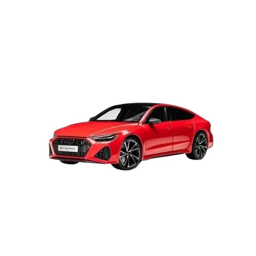 1:18 Für Audi RS7 C8 2021 Sportback Simulation Legierung Auto Modell Fans Sammlung Hause Dekoration Druckguss Fahrzeuge Modell(Red) von TQMEAD