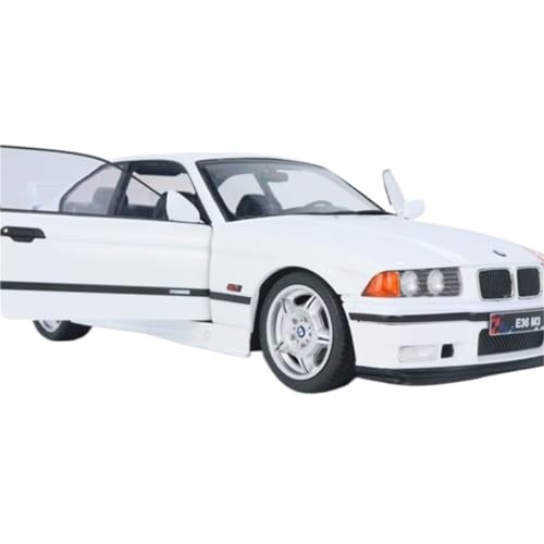 1:18 Für BMW-E36 M3 Coupé -1995 Legierung Doppeltür Auto Modell Spielzeug Auto Geschenk Kinder Erwachsene Hobby Druckguss Fahrzeuge Modell von TQMEAD