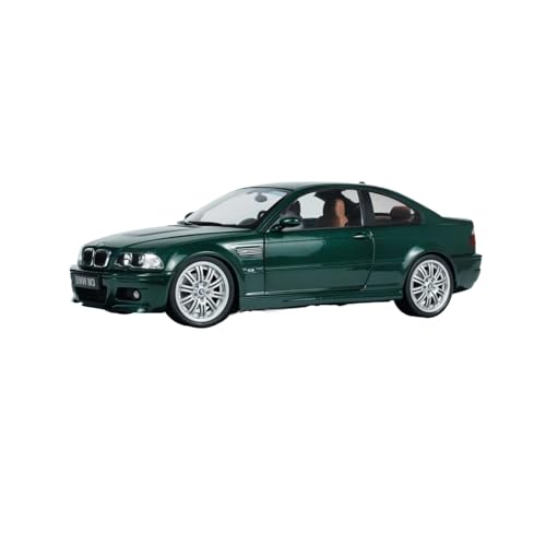 1:18 Für BMW E46 M3 Coupe GRÜN 2000 Simulation Legierung Auto Modell Souvenir Statische Display Druckguss Fahrzeuge Modell von TQMEAD