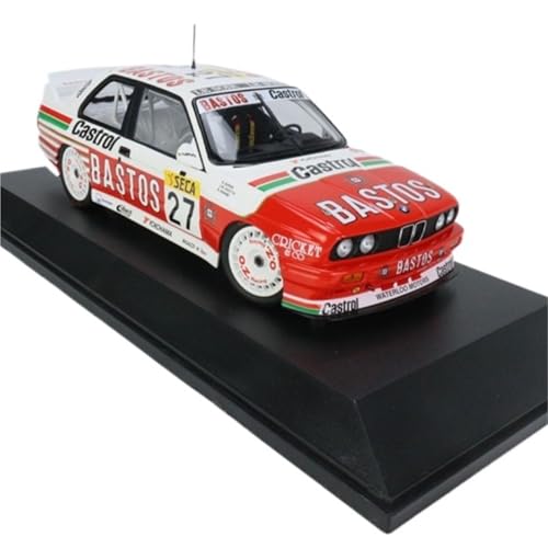 1:18 Für BMW M3 4TH Rennwagen #27 1990 Legierung Automodelle Spielzeugauto Geschenksammlung Kinder Erwachsene Druckguss Fahrzeuge Modell von TQMEAD