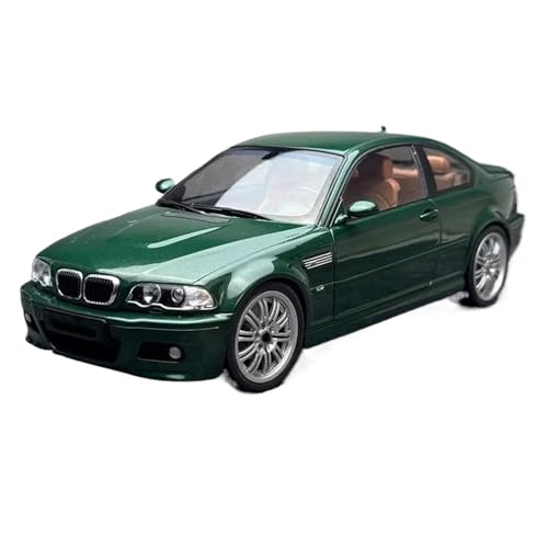 1:18 Für BMW M3 E46 Coupe 2000 Legierung Automodell Statisches Ornament Souvenir Sammlerstück Druckguss Fahrzeuge Modell von TQMEAD