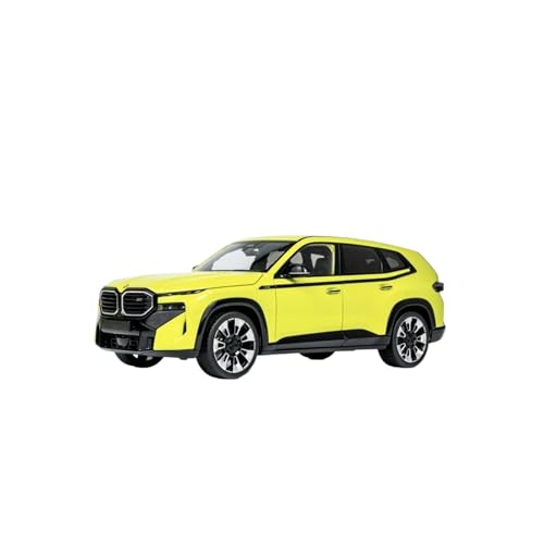 1:18 Für BMW XM Gelb Diecast Modell Auto Modell Souvenirs Für Sammlung Druckguss Fahrzeuge Modell von TQMEAD