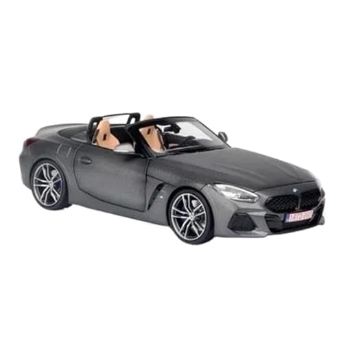 1:18 Für BMW Z4 2019 Silber Legierung Auto Simulation Modell Klassische Cabrio Sammlung Hobby Druckguss Fahrzeuge Modell(Gray) von TQMEAD