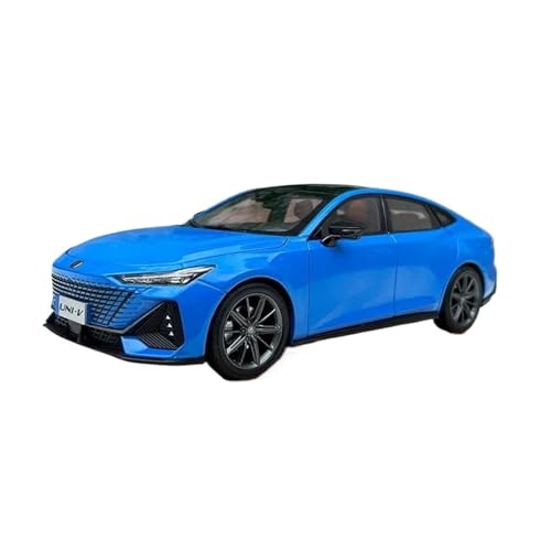 1:18 Für Changan Uni-V 2022 Auto Univ Diecast Legierung Auto Modell Sammlung Geschenk Display Ornament(Blue) von TQMEAD