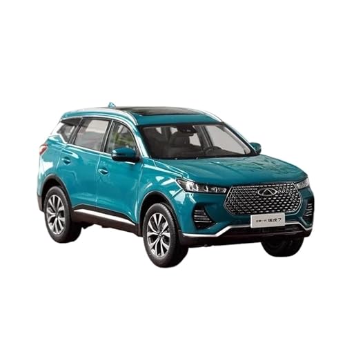 1:18 Für Chery Tiggo 7 Legierung Auto Modell Simulation Sammlung Ornament Druckguss Fahrzeuge Modell(Blue) von TQMEAD