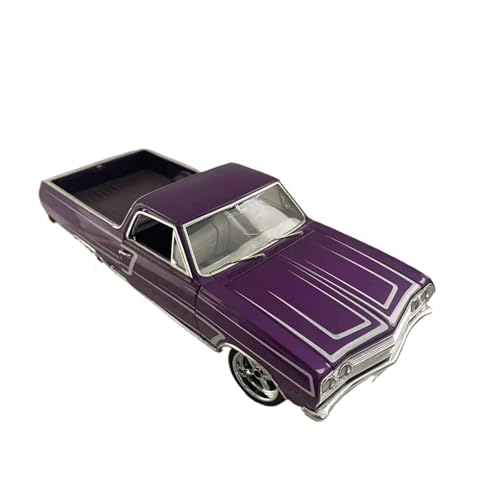 1:18 Für Chevrolet EL Camino SS Pickup Truck Legierung Automodelle Sammlung Souvenir Dekoration Druckguss Fahrzeuge Modell(Purple) von TQMEAD
