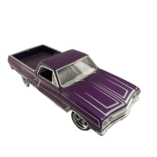 1:18 Für Chevrolet Ei Camino Ss Pickup Truck Legierung Automodell Statische Ornament-Souvenirsammlung Druckguss Fahrzeuge Modell(Purple) von TQMEAD