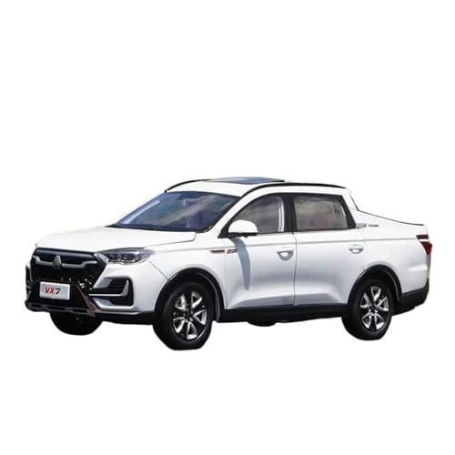 1:18 Für China Heavy Truck Vgv Vx7 Pickup SUV Legierung Automodell Simulation Sammlung Ornament Druckguss Fahrzeuge Modell(White) von TQMEAD