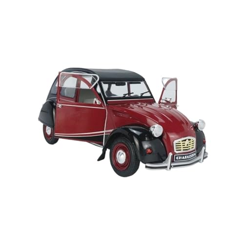 1:18 Für Citroen 2 CV 6 Charleston 1982 Legierung Doppel Offenen Auto Modell Kit Spielzeug Auto Geschenk Hobby Druckguss Fahrzeuge Modell von TQMEAD