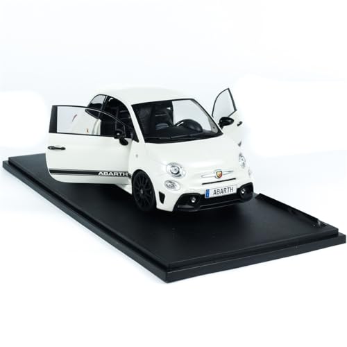 1:18 Für FIAT F595 Abarth Legierung Auto Modell Spielzeug Auto Geschenk Kinder Erwachsene Hobby Sammlung Druckguss Fahrzeuge Modell von TQMEAD