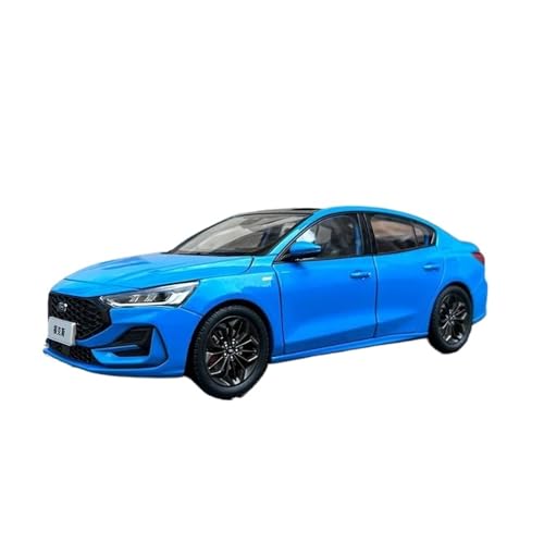 1:18 Für Ford All New Focus Sedan 2022 Simulation Statische Auto Modell Sammlung Display Dekoration Druckguss Fahrzeuge Modell von TQMEAD