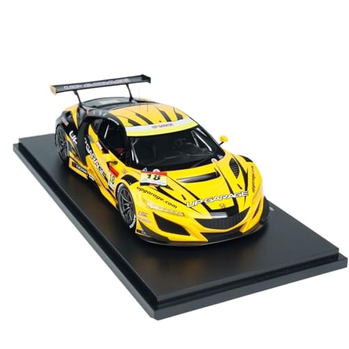 1:18 Für Honda EVO22#18 NSX GT3 2023 Harz Auto Modell Ornament Fahrzeug Spielzeug Geschenk Druckguss Fahrzeuge Modell von TQMEAD