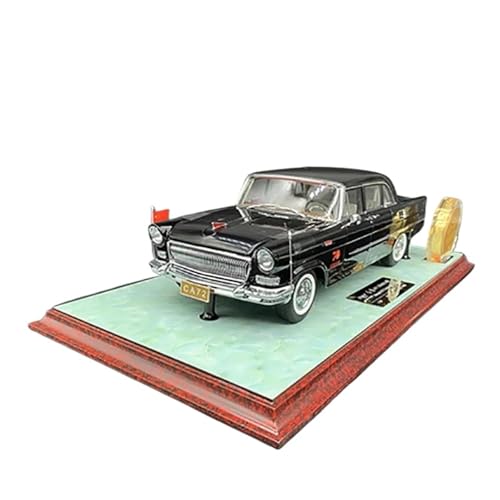 1:18 Für Hongqi CA72 Metall Simulation Auto Modell Multifunktionale Dekorative Souvenirs Druckguss Fahrzeuge Modell(Black) von TQMEAD