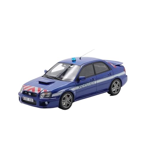 1:18 Für Impreza STI WRX Polizei Simulation Harz Auto Modell Sammlung Souvenir Statische Druckguss Fahrzeuge Modell von TQMEAD