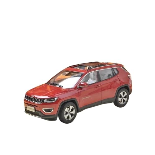1:18 Für Jeeps Compass 2017 SUV Simulation Legierung Auto Modell Hobby Sammlung Souvenirs Druckguss Fahrzeuge Modell(Red) von TQMEAD