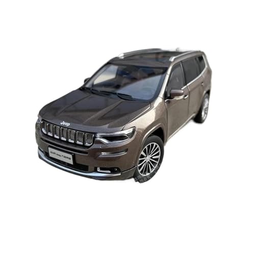 1:18 Für Jeeps Grand Commander SUV Legierung Automodell Druckguss Metallfahrzeuge Sammlung Souvenir Druckguss Fahrzeuge Modell(Brown) von TQMEAD