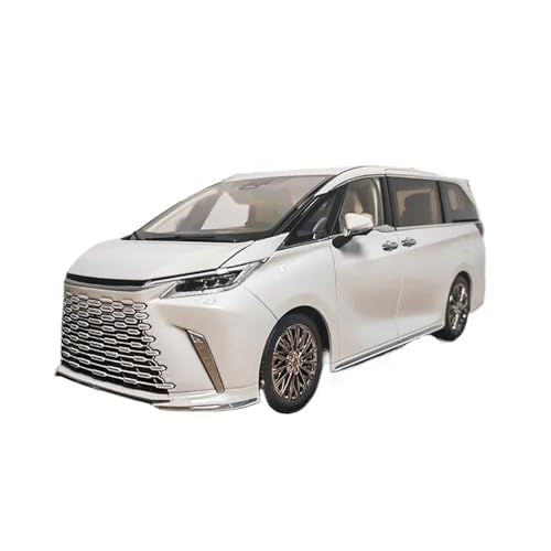 1:18 Für Lexus LM500h MPV Simulation Legierung Auto Modell Sammlung Ornament Dekoration Druckguss Fahrzeuge Modell(White) von TQMEAD