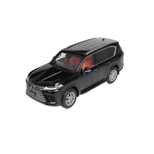 1:18 Für Lexus LX600 SUV Legierung Auto Modell Sammeln Ornamente Dekorative Souvenirs Druckguss Fahrzeuge Modell(Black) von TQMEAD