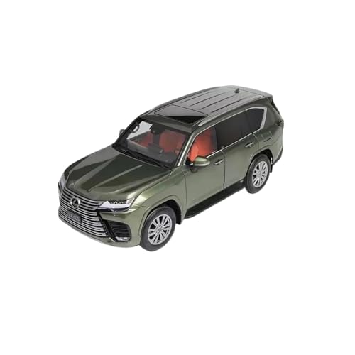 1:18 Für Lexus LX600 SUV Legierung Auto Modell Sammeln Ornamente Dekorative Souvenirs Druckguss Fahrzeuge Modell(Green) von TQMEAD