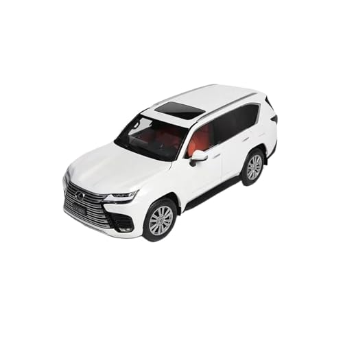 1:18 Für Lexus LX600 SUV Legierung Auto Modell Sammeln Ornamente Dekorative Souvenirs Druckguss Fahrzeuge Modell(White) von TQMEAD