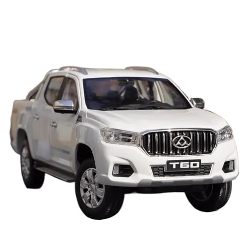 1:18 Für MAXUS T60 Pickup Legierung Auto Modell Simulation Sammlung Ornament Druckguss Fahrzeuge Modell(White) von TQMEAD