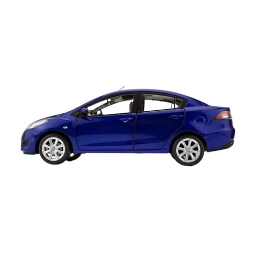 1:18 Für Mazda 2 Limousine Simulation Legierung Auto Modell Hobby Sammlung Souvenirs Druckguss Fahrzeuge Modell(Blue) von TQMEAD