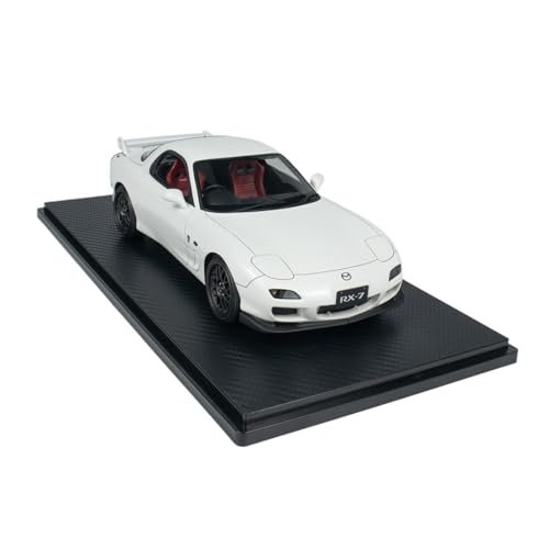 1:18 Für Mazda RX-7 FD3S Weiß Coupe IG3612 Harz Auto Modell Ornament Fahrzeug Spielzeug Geschenk Druckguss Fahrzeuge Modell von TQMEAD